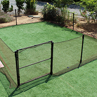 ドア付き ドッグランセット 90cm×20m