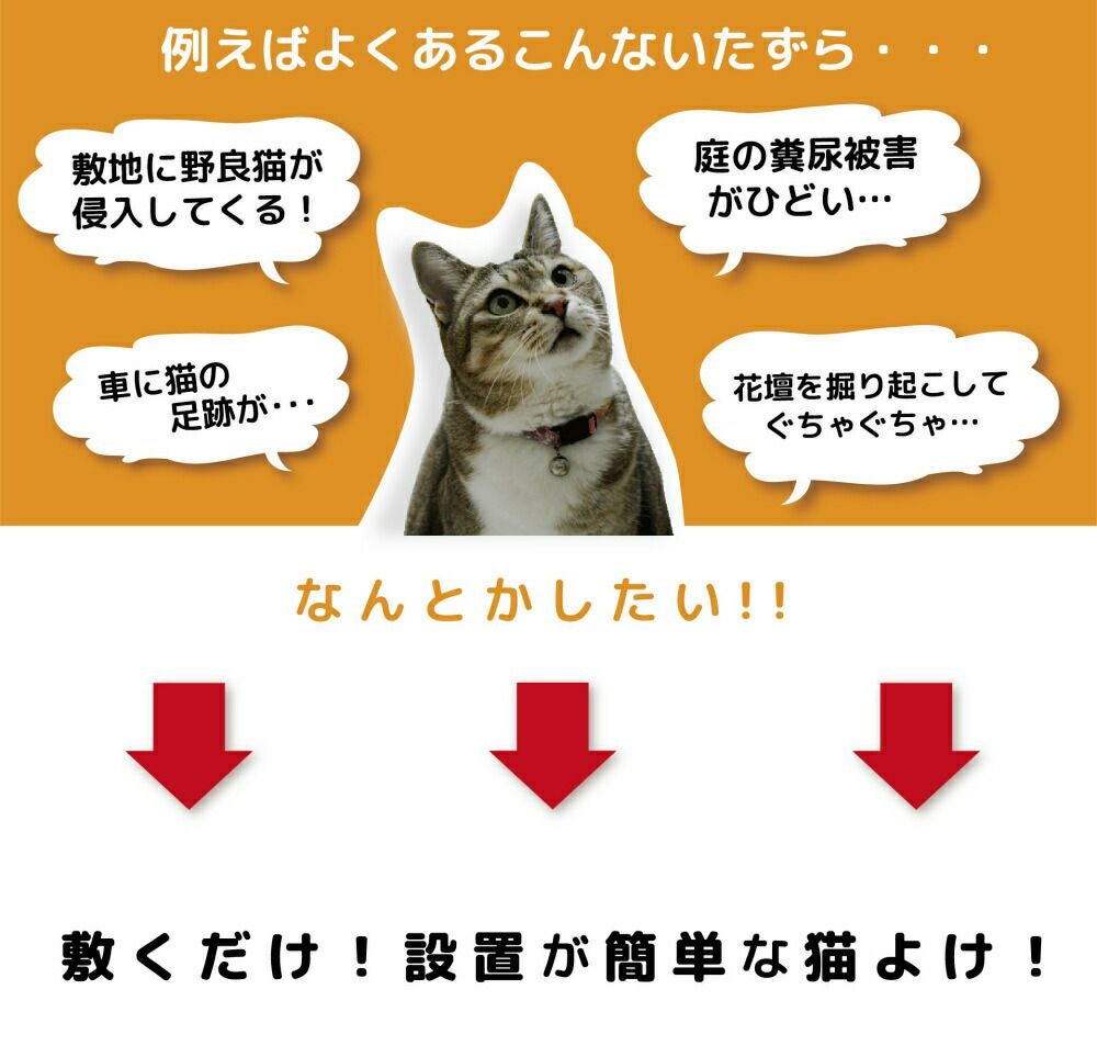 daim 猫よけ ここダメシート 幅50cm 幅広タイプ 20m巻