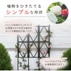 ローズトレリス幅60cm×高さ120cm広げるだけのかんたんトレリス♪【薔薇トレリスバラばらプランターベランダラウンドトレリス園芸組み立て不要フェンス支柱園芸ガーデニング家庭菜園用品】