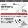 鳥よけシートステンレスピンスリムタイプ72枚入り設置時の長さ：約36m【鳥よけグッズベランダ鳥除け工場ハトよけ鳩カラス用品防鳥金属ピン鳥撃退】
