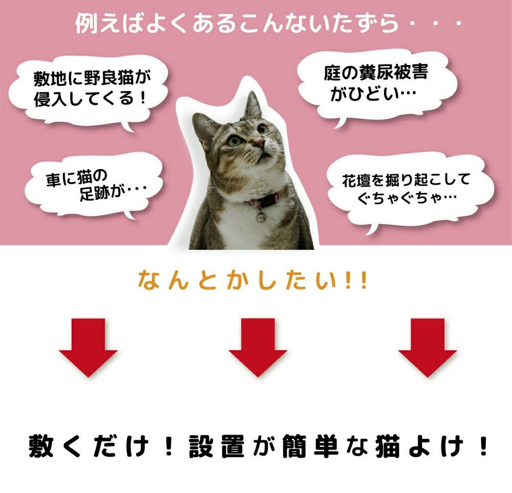 daim 猫よけ ここダメシート 幅12cm スリムタイプ 2m巻