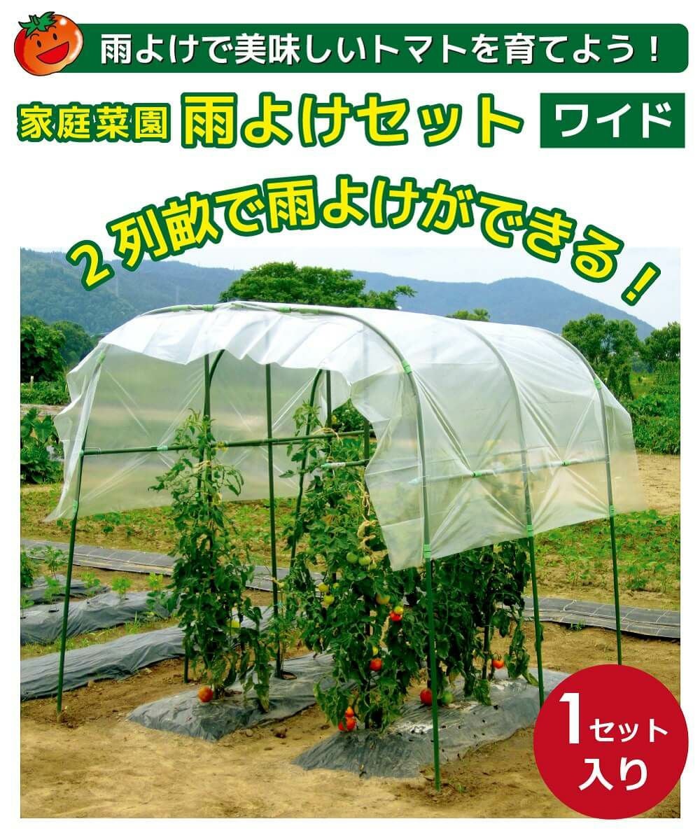 雨よけワイド★家庭菜園用雨よけセットワイドタイプ