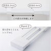 送料無料】daim 伸縮つっぱりフラットラックS-65  伸縮幅65cm～95cm 奥行き12cmつっぱり棚 突っ張り棚 つっぱり ラック おしゃれ 棚 収納 すきま トイレ キッチン ランドリー ランドリーラック 収納棚 