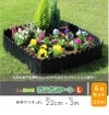 芝の根止めや花壇作りに！土と芝の根どめどめシート高さ15cm×長さ3m【庭造り花壇造園芝生根止め手入れ間仕切りガーデニング土留め囲いフェンスDIY家庭菜園園芸】