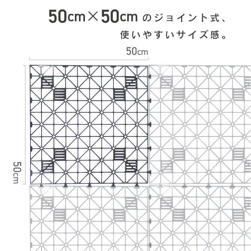 daim リアル人工芝 + エアスルーパネル ベランダ 緑化セット C型 10平方m相当