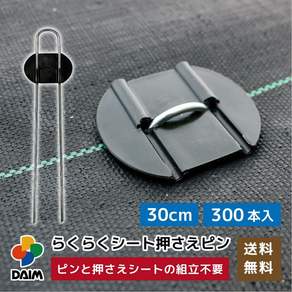 第一ビニール らくらくシート押さえピン 長さ30cm 300本入りの販売