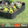 芝の根止めや花壇作りに！土と芝の根どめどめシート高さ15cm×長さ3m【庭造り花壇造園芝生根止め手入れ間仕切りガーデニング土留め囲いフェンスDIY家庭菜園園芸】
