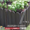 芝の根止めや花壇作りに！daim 土と芝の根 どめどめシートLL高さ27cm×長さ3m【花壇 土留め 土止め 根止め DIY 芝生 間仕切り 板 パネル ブロック ガーデニング 囲い フェンス 庭造り 家庭菜園 園芸 造園 手入れ】