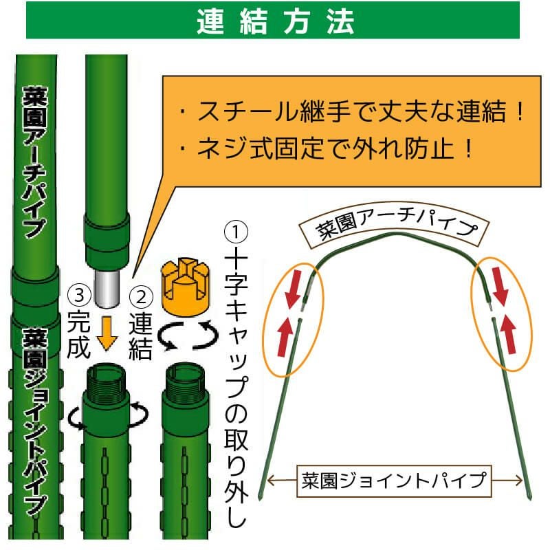 daim 菜園ジョイントパイプ 90cm