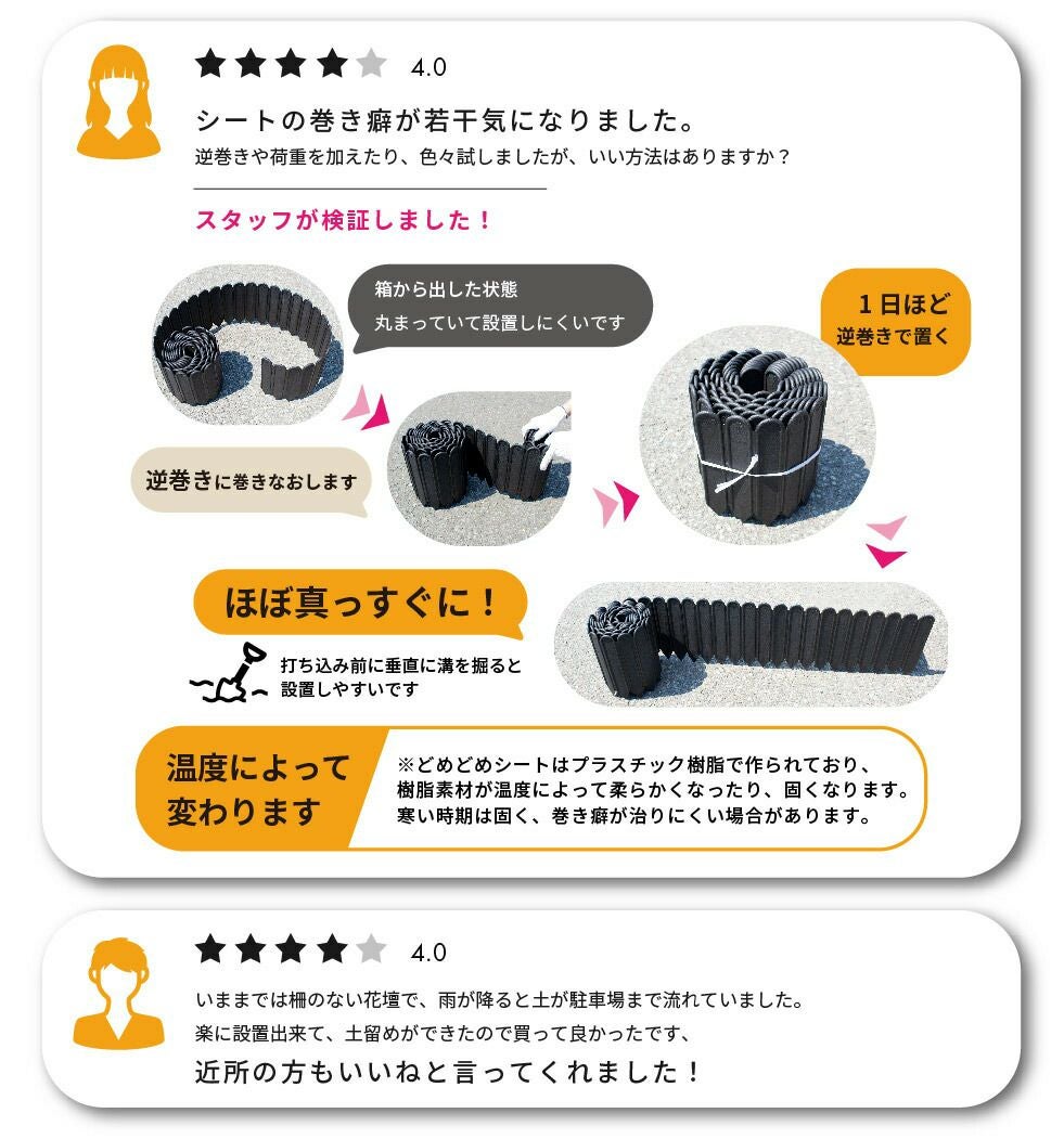 daim 土と芝の根 どめどめシート 高さ15cm×長さ3m 2巻セット 