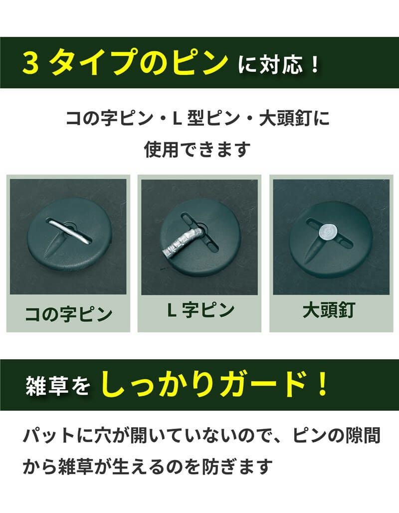 daim 高耐久性防草シート用押さえセット プロ 20cm 300セット入り