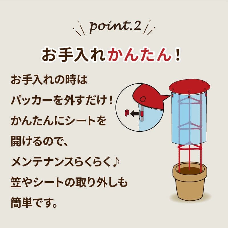 daim とまとの雨やどり 直径40cm×高さ150cm トマト とまと 雨よけ 雨除け プランター 透明シート セット 雨除けシート 風よけ 風除け 鳥よけ