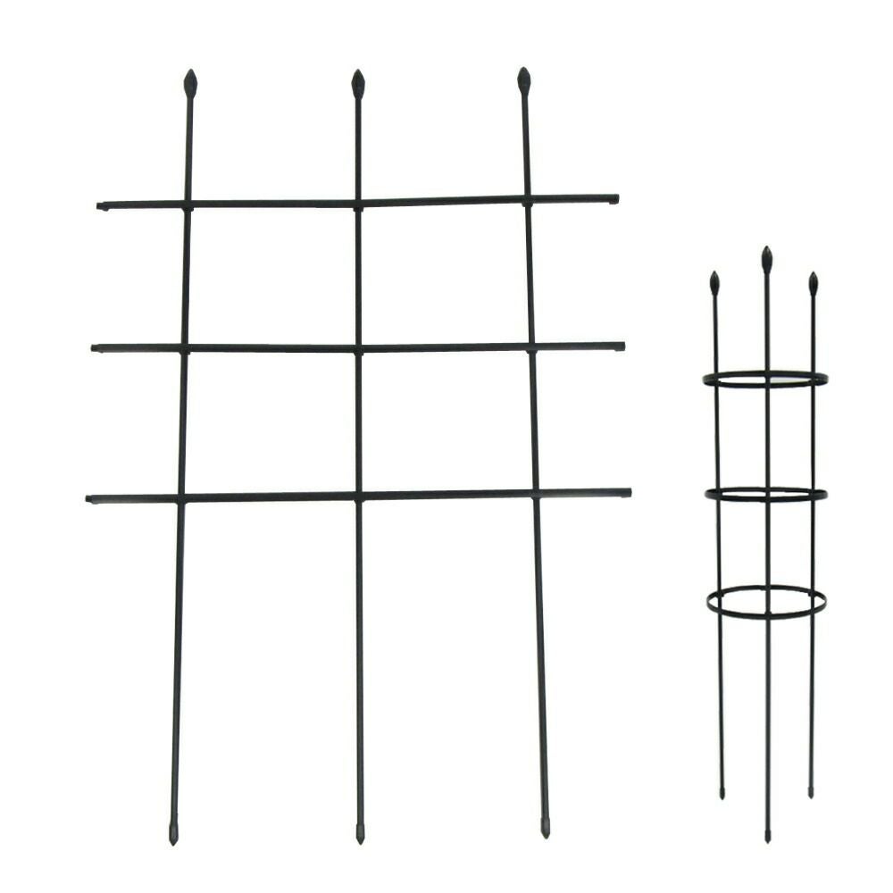 自在型トレリス幅60cm×高さ90cmやわらかいアームでフェンスや、タワー型でもお使い頂けます♪【つる性植物薔薇トレリスバラばらつる性植物プランターベランダラウンドトレリス園芸組み立て不要フェンス支柱園芸ガーデニング家庭菜園用品】